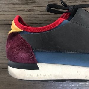 balenciaga race runners mens orange